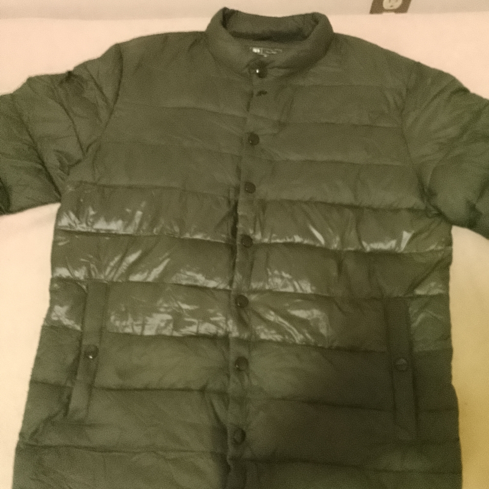 Simons Olive Green Puffer Jacket